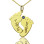 Birthstone Memory Baby Feet Charms with Date Name 18ct Gold Plated