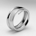 18ct White Gold Full Spiral Ring 18ct White Gold Full Spiral Ring