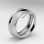 18ct White Gold Full Spiral Ring