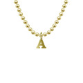 Alphallumer Initial Necklace Detail Alphallumer initial necklace detail