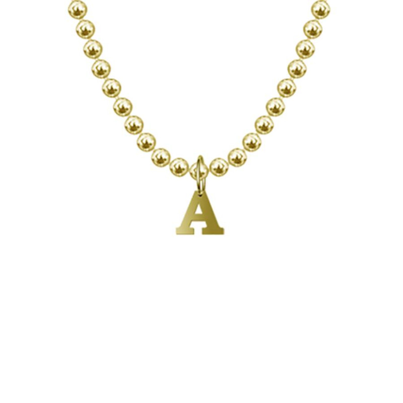 Alphallumer Initial Necklace Detail Alphallumer initial necklace detail