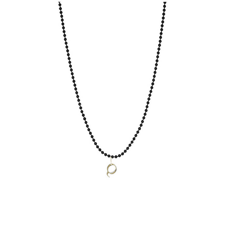 Alphallumer Initial Necklace Detail Alphallumer initial necklace detail