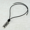 E=Mc² Silver Pendant Necklace with Einstein design