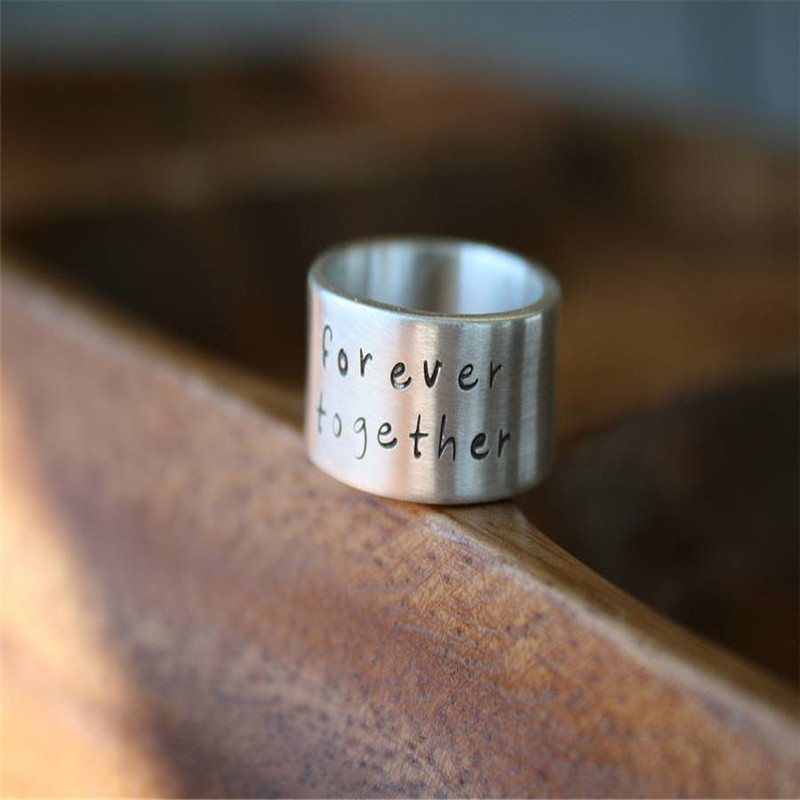 Personalised Between Us men's ring detail view