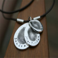Men's Teardrop Fingerprint Chain Men's personalised teardrop fingerprint chain