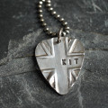 Personalised Union Jack plectrum