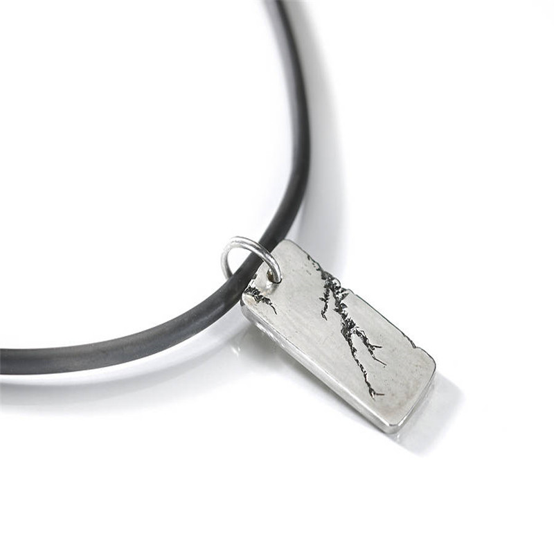 Men's Strike pendant on a rubber length