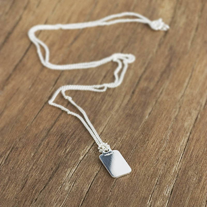 Additional Silver Curb Chain Necklace Additional Silver Curb Chain Necklace