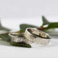 Bark Effect Rings Bark effect rings in two widths