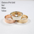 Bark effect ring pair view