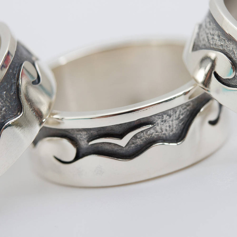 Beside The Sea Personalised Ring Beside The Sea Personalised Ring product image