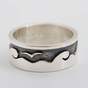 Beside The Sea Personalised Ring Beside The Sea Personalised Ring