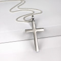 Big solid silver cross pendant