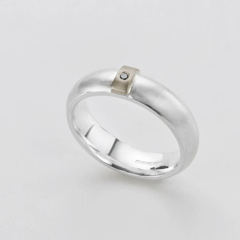 Black Diamond Linear Ring Black Diamond Linear Ring product image