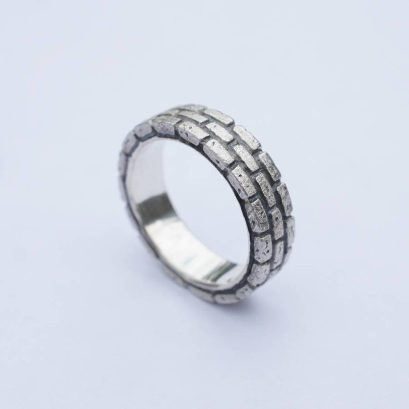 Brick Silver Ring Brick Silver Ring product image
