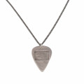 British Flag Stamp Silver Plectrum Necklace British flag stamp plectrum necklace