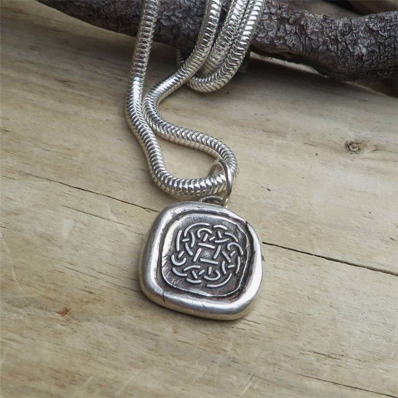 Celtic Rose Seal Jewellery Celtic Rose seal jewellery detail view