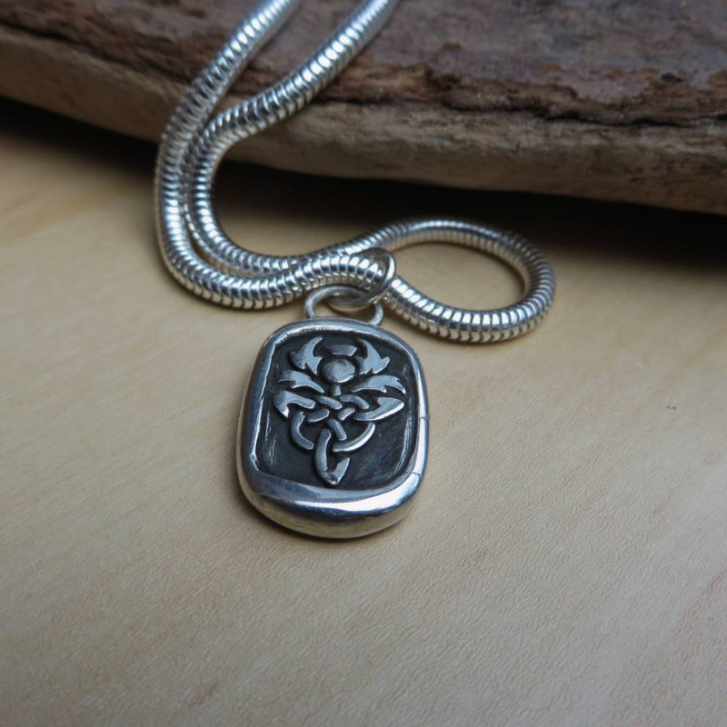 Celtic Thistle Pendant gallery view