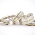 Chunky Ring with 18ct Gold Detail Chunky ring with 18ct gold detail