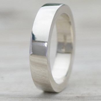 Handmade Chunky Mens Silver Ring Handmade Chunky Mens Silver Ring