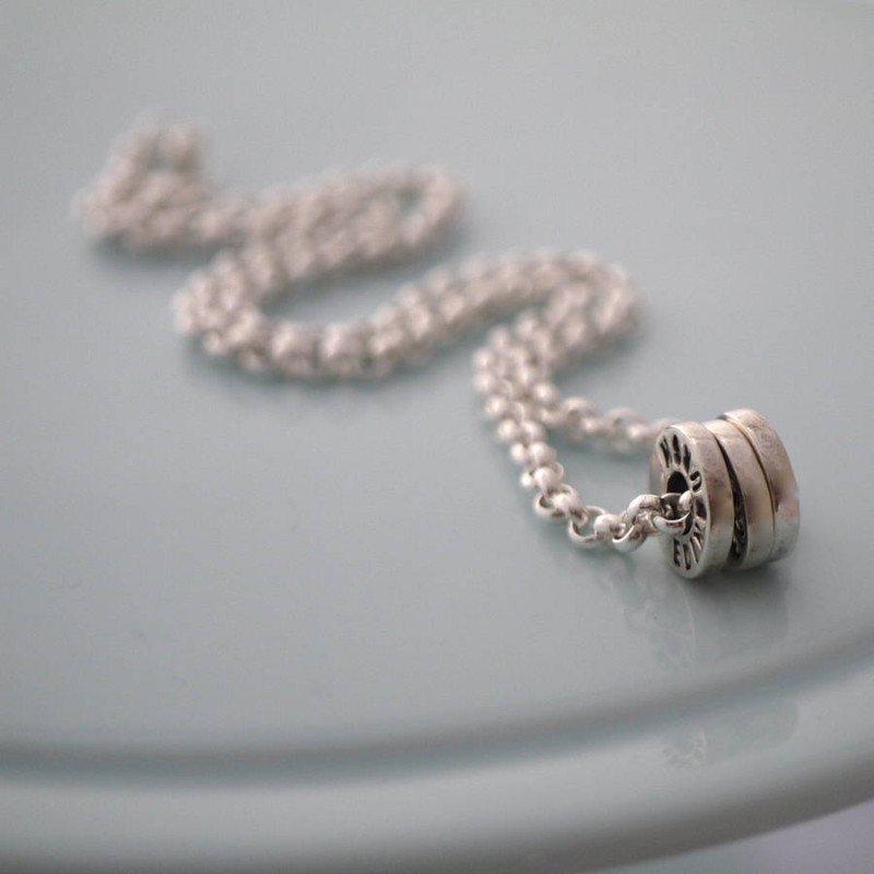 Chunky Washer Necklace Chunky washer necklace product view