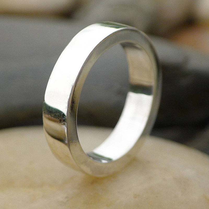 Chunky Sterling Silver Band Ring Chunky sterling silver band ring