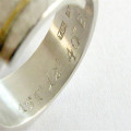 Chunky Rounded Hammered Ring Chunky rounded hammered ring