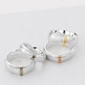 Cognac Diamond Linear Ring Side View Cognac Diamond Linear Ring side view