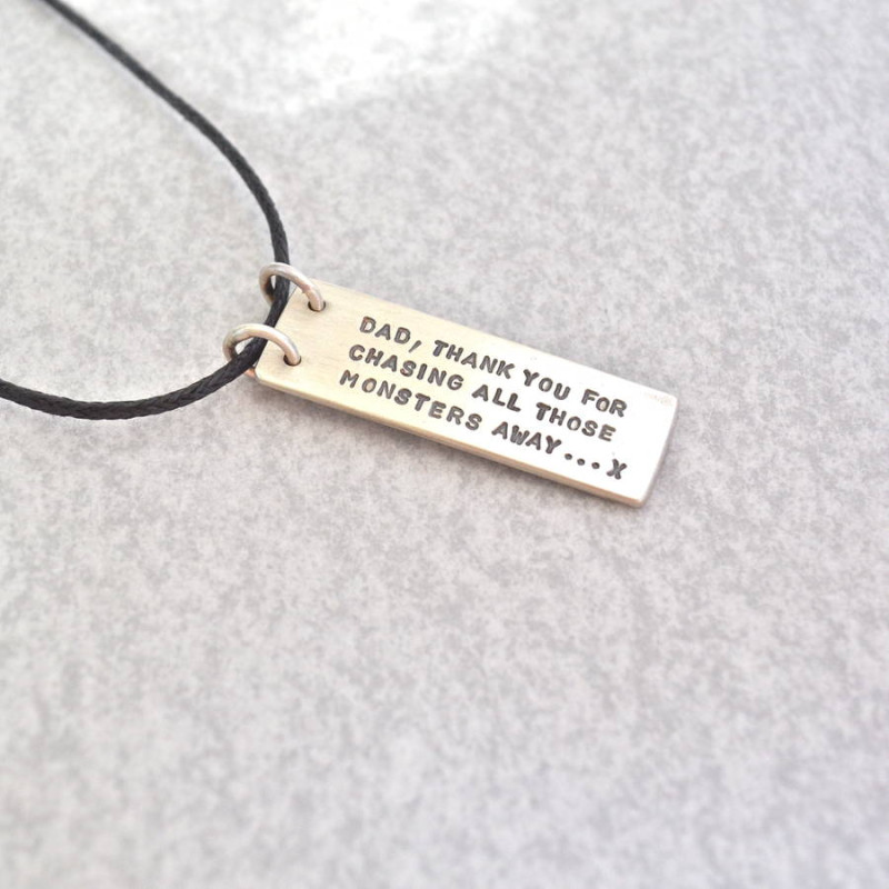 Dad's Hidden Message Necklace Dad's Hidden Message Necklace