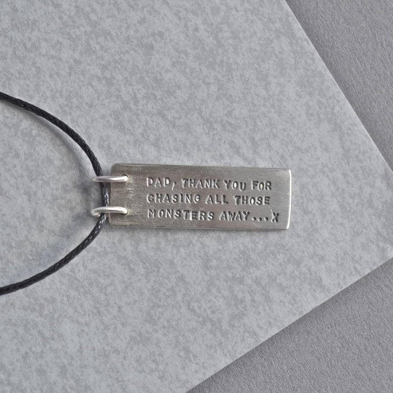 Dad's Hidden Message Necklace Dad's Hidden Message Necklace product image
