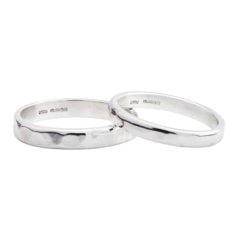 D-shape wedding band product image