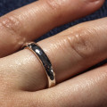 Halo Wedding Band Detail View Halo wedding band design view