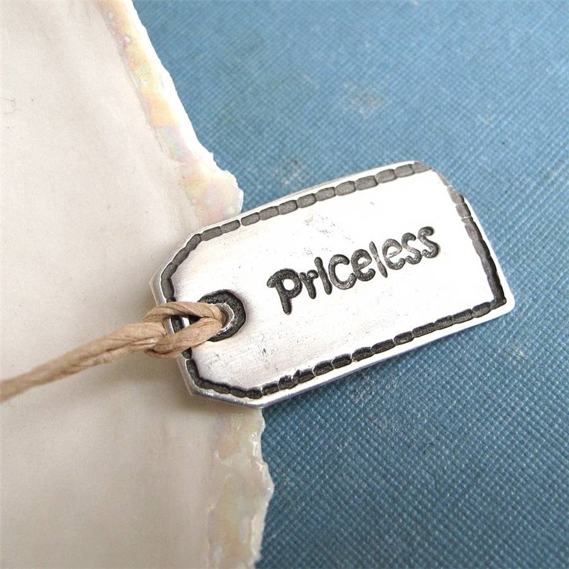 Personalised Fine Silver Designer Label Personalised fine silver designer label