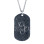 Personalised Oxydised Military Tag Necklace