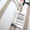 Wide Barcode Tag Pendant