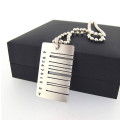 Wide Barcode Tag Pendant product view