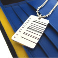 Wide Barcode Tag Pendant product view