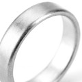 Gents Brushed Pillow Wedding Ring Gents brushed pillow wedding ring product image