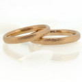 Hammered comfort-fit wedding ring