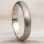 Hammered Wedding Ring In 18ct White Gold