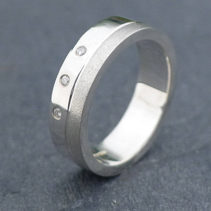 Men's Chunky Diamond Ring View Men's chunky diamond ring view