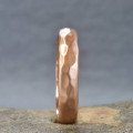 Handmade hammered wedding ring product image