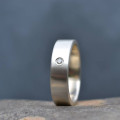 Handmade Men's Engagement Ring Handmade men's engagement ring with diamond