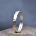 Handmade Silver Rippled Wedding Ring Handmade silver rippled wedding ring