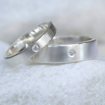 His And Hers Silver Wedding Rings His And Hers Silver Wedding Rings
