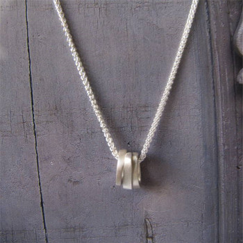 Infinity Three Ovals Stacks Necklace Infinity Three Ovals Stacks Necklace