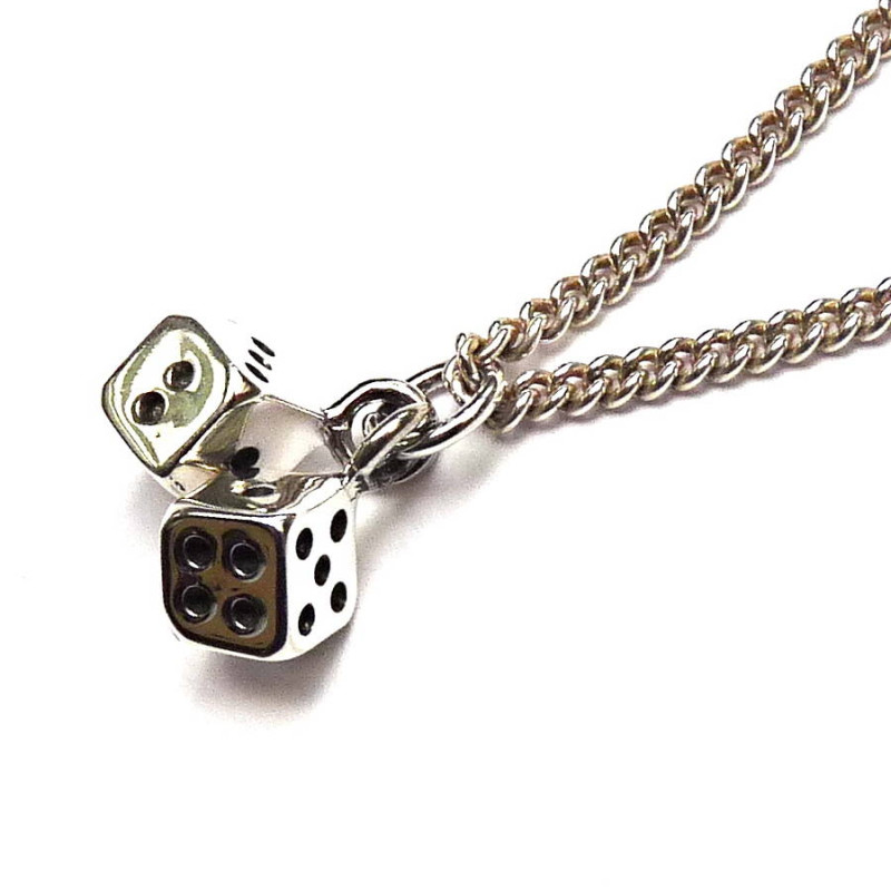 Lucky Dice Necklace Lucky Dice Necklace with silver dice pendant