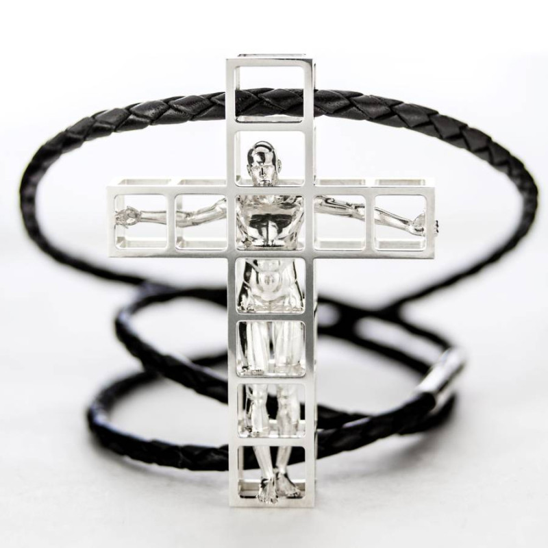 Man in a Cage Micromachined Pendant Man in a Cage micromachined pendant product image