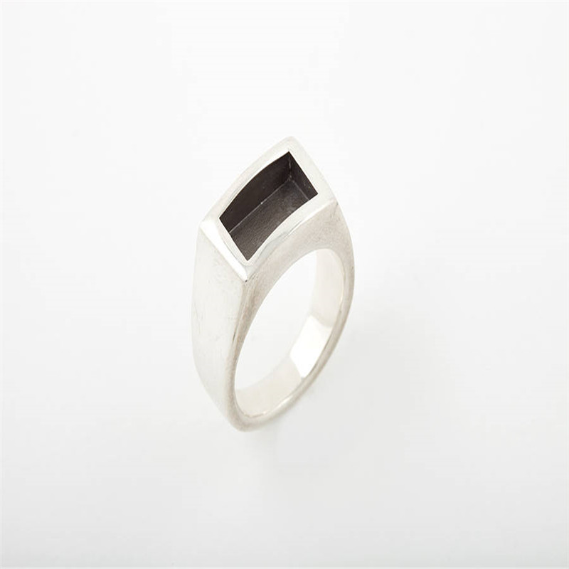 Men's black gentleman ring product image