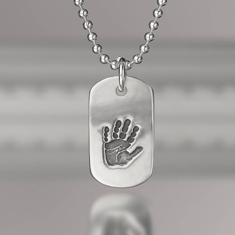 Personalised Print Dog Tag Personalised print dog tag necklace
